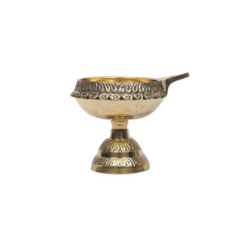 Brass Kuber Diya Stand