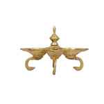 Brass Four diyas on stand