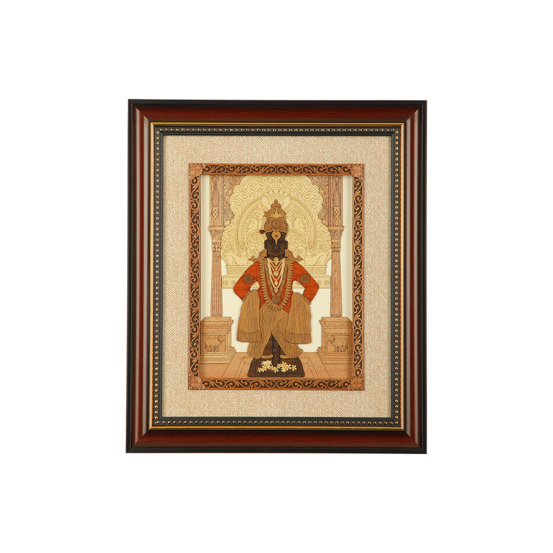 Vithal Wooden Carving Frame