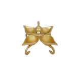 Brass Four diyas on stand