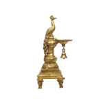 Brass Peacock Diya