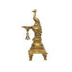 Brass Peacock Diya