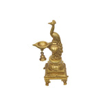 Brass Peacock Diya