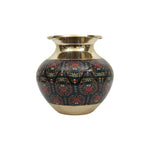 Brass Ghada Vasa Enamel