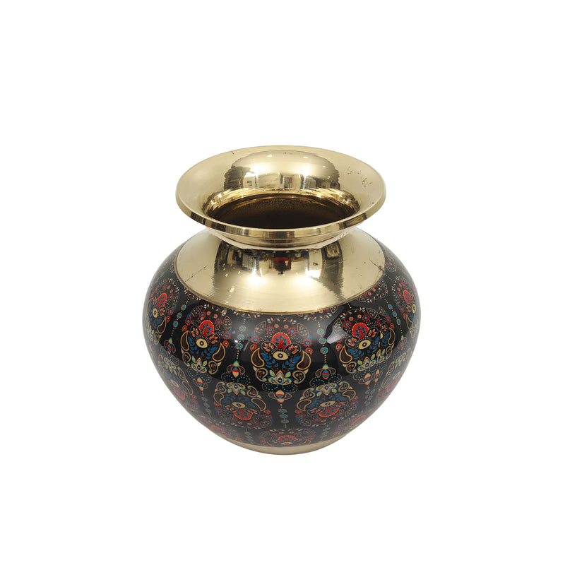Brass Ghada Vasa Enamel
