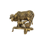 BRASS 6 IN COW AND CALF