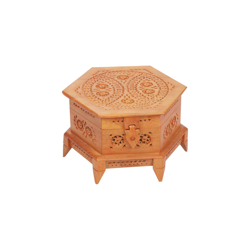 Wood Jali Box 6 Cone