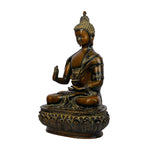 Brass Buddha Sitting On Base