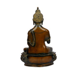 Brass Buddha Sitting On Base