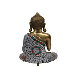 Brass Buddha leg base stone work