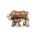 Brass Cow & Calf Col