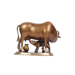 Brass Cow & Calf Col