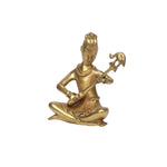 Brass Man with musical instruments