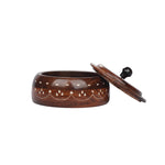 Wood Dry Fruit (Masala) Box White Work