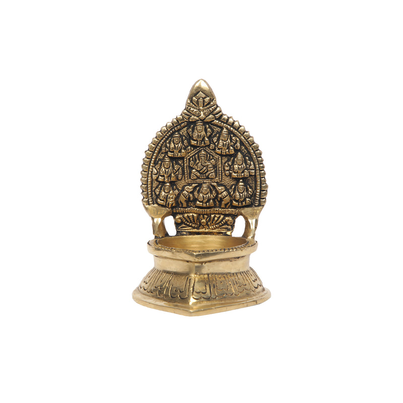 Brass Ashtalakshmi Kamakshi Deep