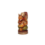 Wood Ganesha with painting