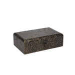 Wood 8x5 Box with Brass Sheet Onlaid