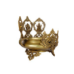 Brass Ganesha Lakshmi SaraSwati Urli