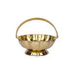 Brass Flower Basket Lotus
