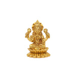 Brass Lakshmi Idol for Puja, Prosperity and Home Decoration