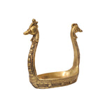 Traditional Brass Urli with Peacock Head Handles