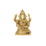 Beautiful Brass Lord Ganesha Idol for Puja, Prosperity and Home Décor
