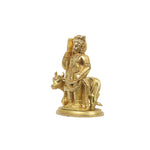 Udupi Krishna With Cow Brass Idol
