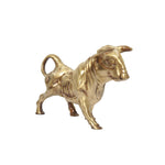 BRASS FIGHTING BULL
