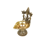 Brass Tirupati Balaji with Lakshmi Diya Oil Lamp