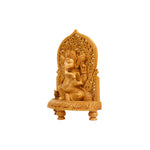WOODEN JALI PARDI GANESHA