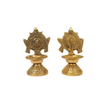 Traditional Brass Diya Set