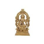 Bronze 9.5in Saraswathi Peeta Prabhavali