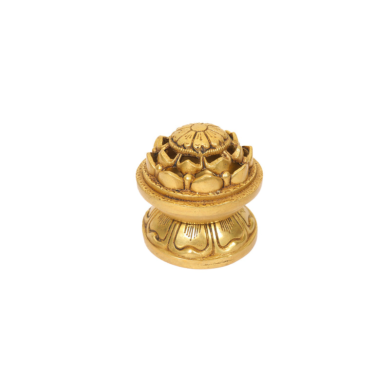 BRASS LOTUS DHOOP DANI