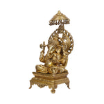 Brass Ganesha sitting