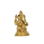 BRASS 5 IN GANESH SITTING