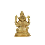 BRASS 5 IN GANESH SITTING