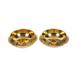 BRASS KUBER DEEPA SET OF 2