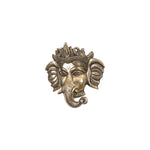 2 Inches - Brass Wall Hanging Ganesha Mask