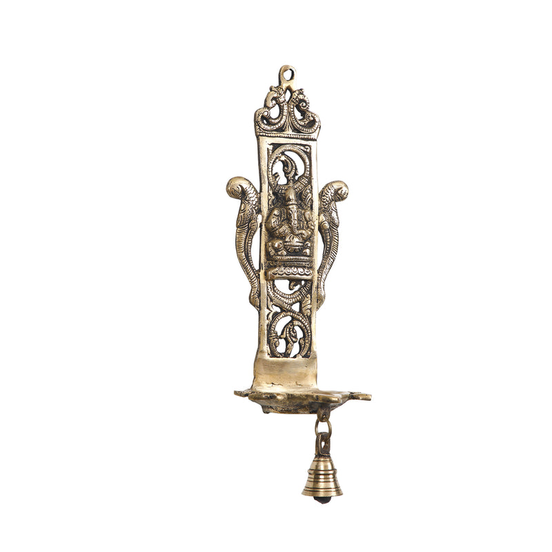 Brass Wall Hanging Ganesha for Wall Decor