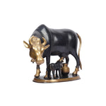 Brass Cow & Calf Col