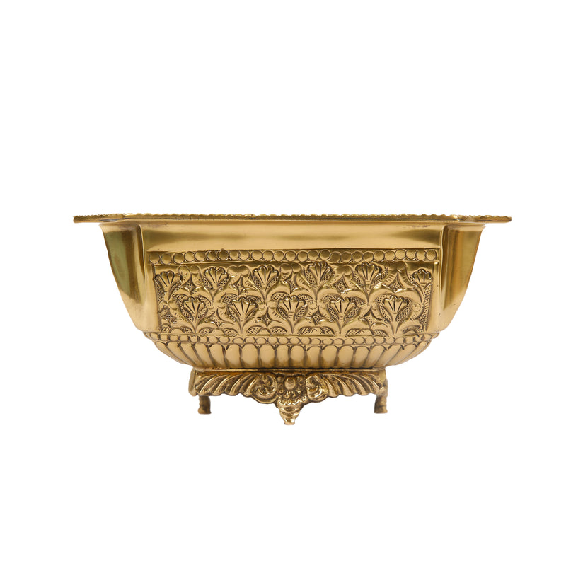 BRASS SQURE BOWL