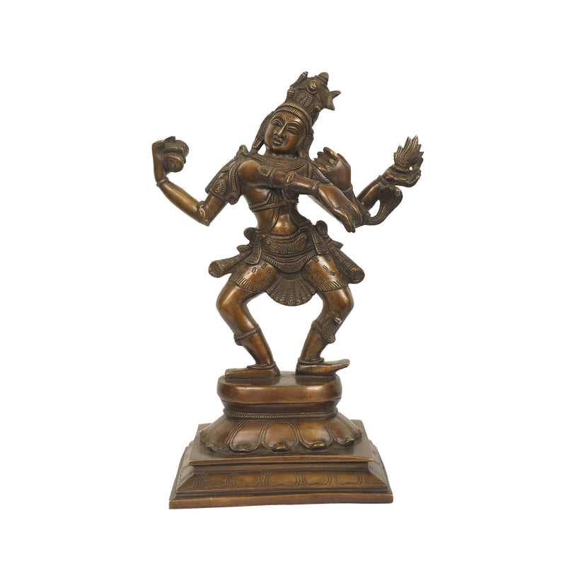 BRASS 14 IN TANDAVA SHIVA