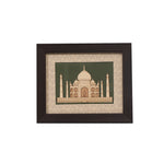 Elegant Wooden Taj Mahal Wall Frame for Home Decor