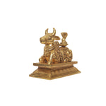 Brass nandhi shivalinga
