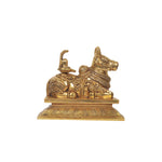 Brass nandhi shivalinga