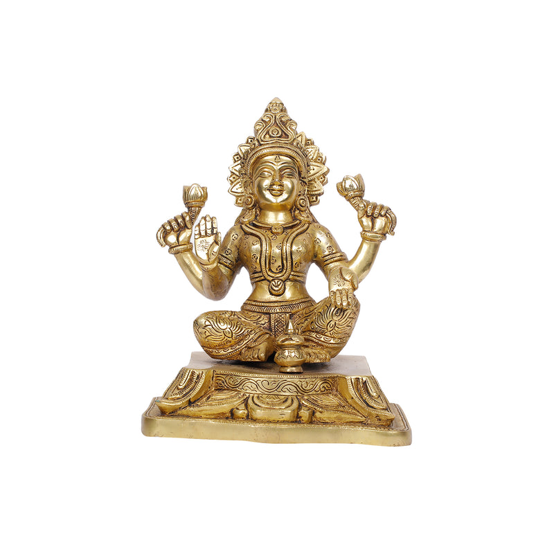 Brass Lakshmi Sitting