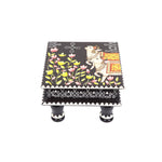 Hand Painted Wooden Chowki Stand