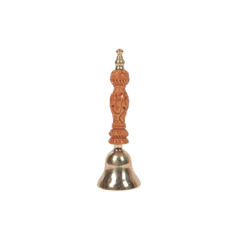 Brass kansa pooja hand bell no 4