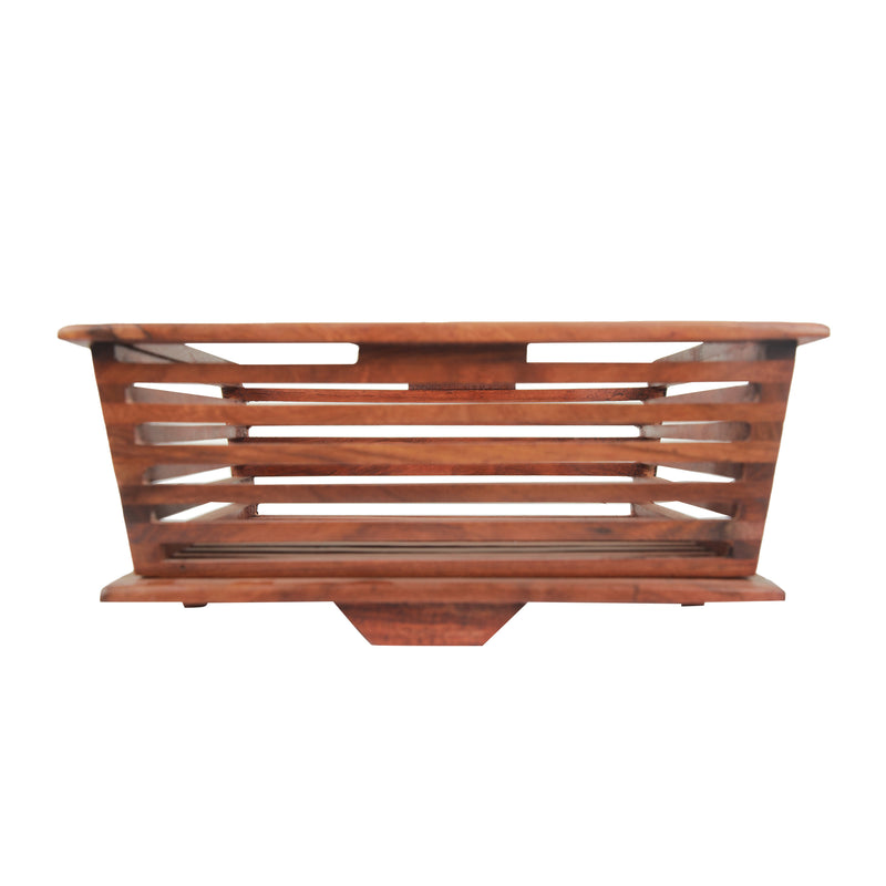 WOODEN FRUIT BASKET