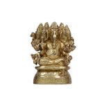 Brass Panchamukhi Ganesh